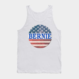 Bernie Sanders Retro Vintage Style Button Graphic Tank Top